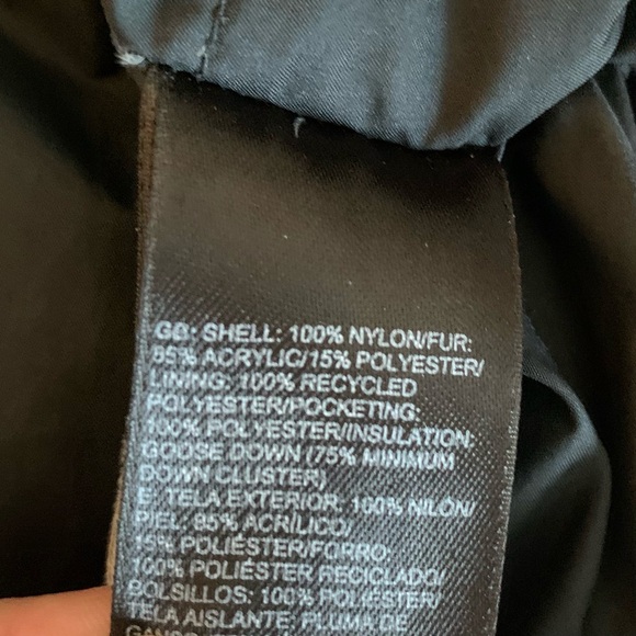 North Face Grey Winter Arctic Parka Jacket with Faux Fur Trim - Picture 10 of 16